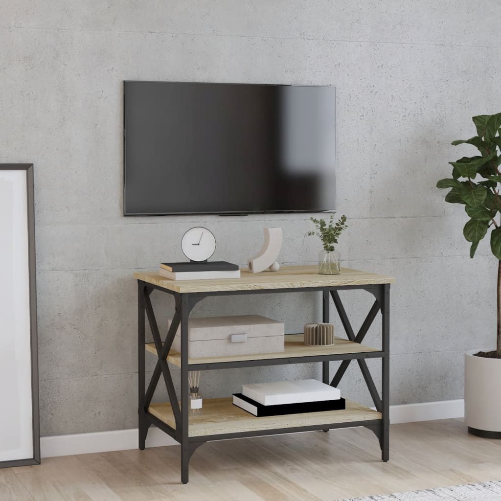 TV-taso Sonoma-tammi 60x40x50 cm tekninen puu - Sisustajankoti.fi