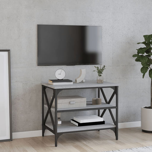 TV-taso harmaa Sonoma 60x40x50 cm tekninen puu - Sisustajankoti.fi