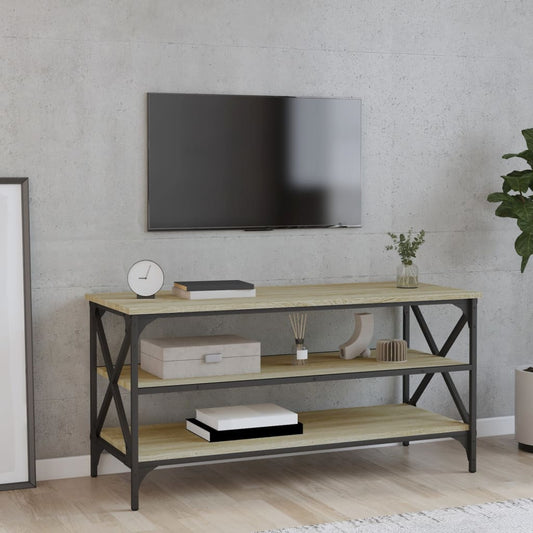 TV-taso Sonoma-tammi 100x40x50 cm tekninen puu - Sisustajankoti.fi