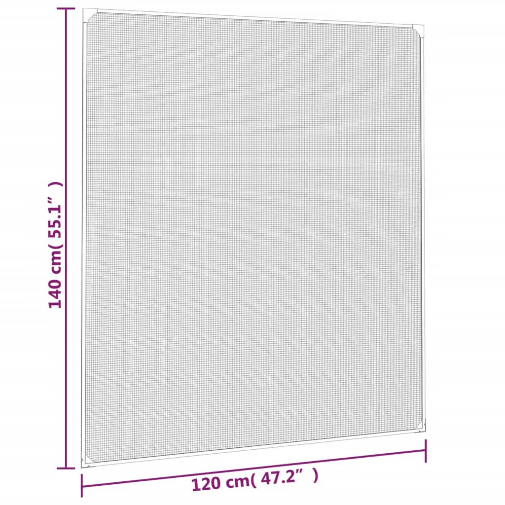 Magneettinen hyönteisverkko ikkunaan antrasiitti 120x140 cm - Sisustajankoti.fi