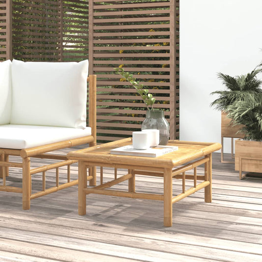 Puutarhapöytä 65x55x30 cm bambu - Sisustajankoti.fi