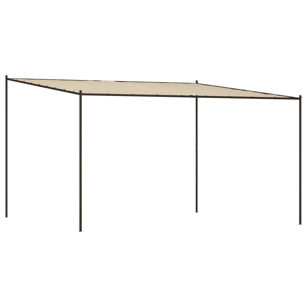 Katos beige 4x4 m 180 g/m² kangas ja teräs - Sisustajankoti.fi
