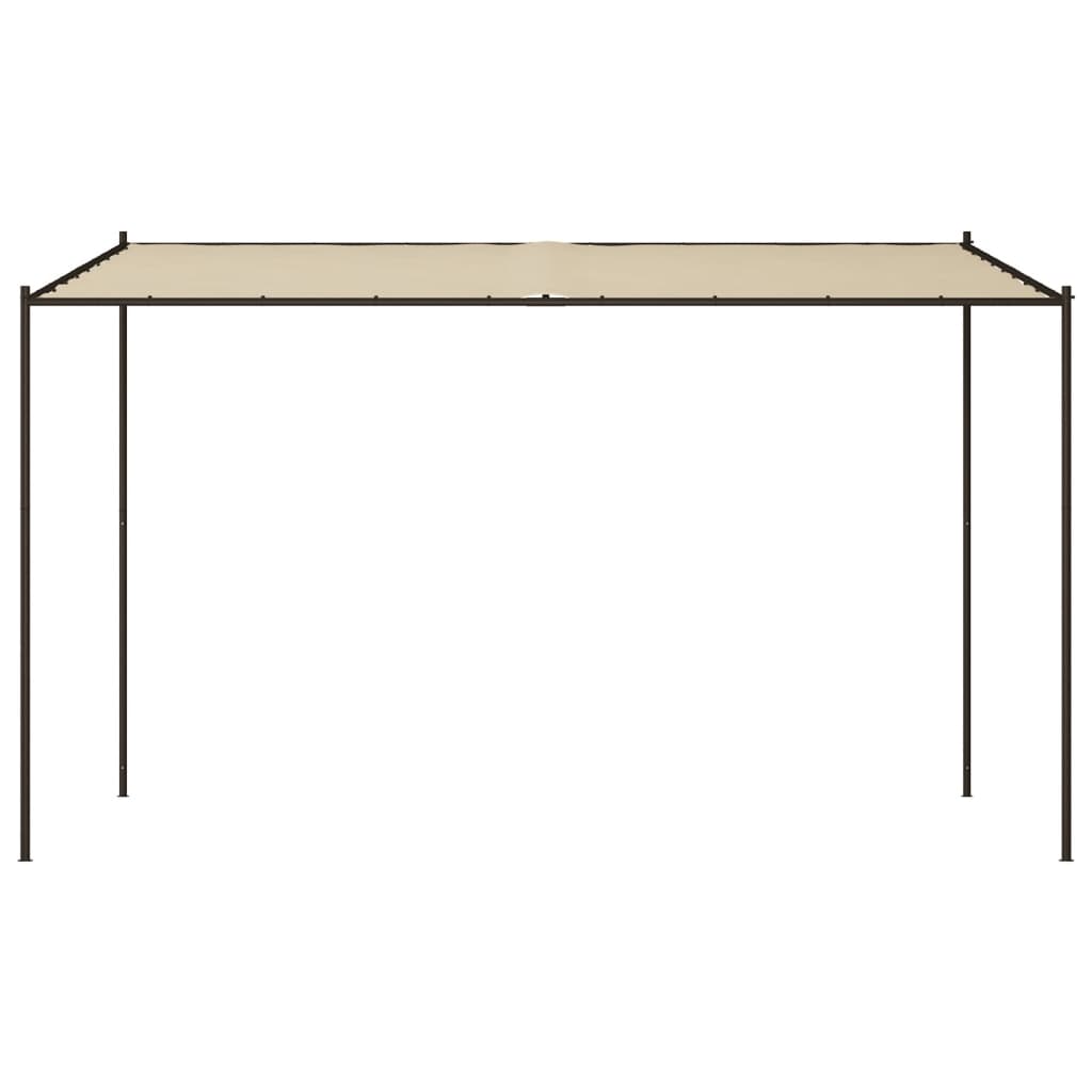 Katos beige 4x4 m 180 g/m² kangas ja teräs - Sisustajankoti.fi