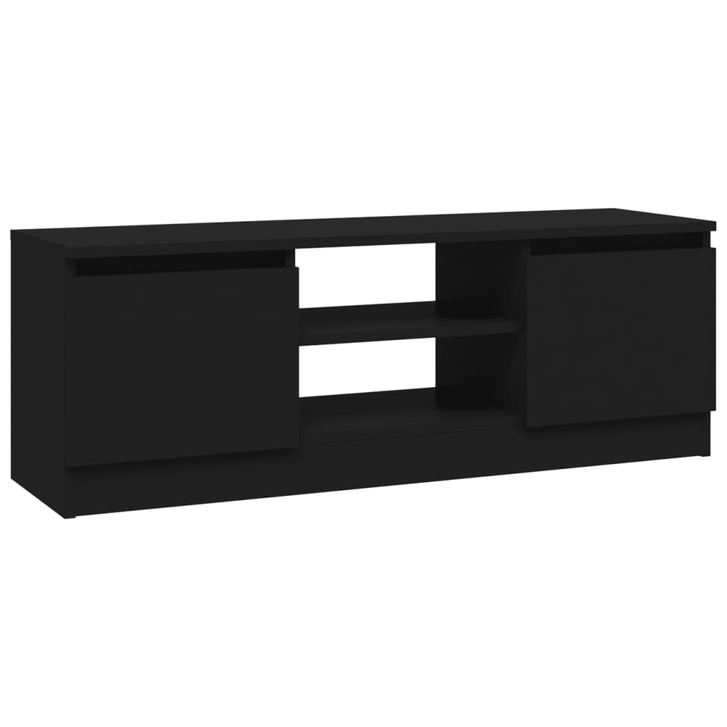 TV-taso ovella musta 102x30x36 cm - Sisustajankoti.fi