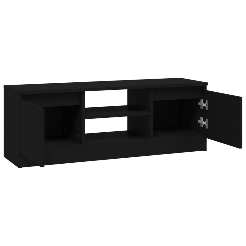 TV-taso ovella musta 102x30x36 cm - Sisustajankoti.fi