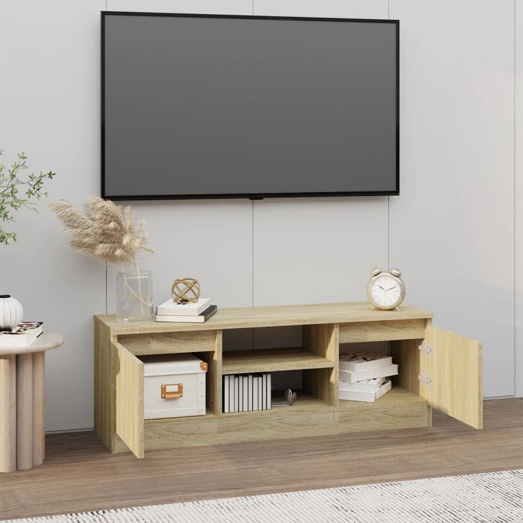 TV-taso ovella Sonoma tammi 102x30x36 cm - Sisustajankoti.fi
