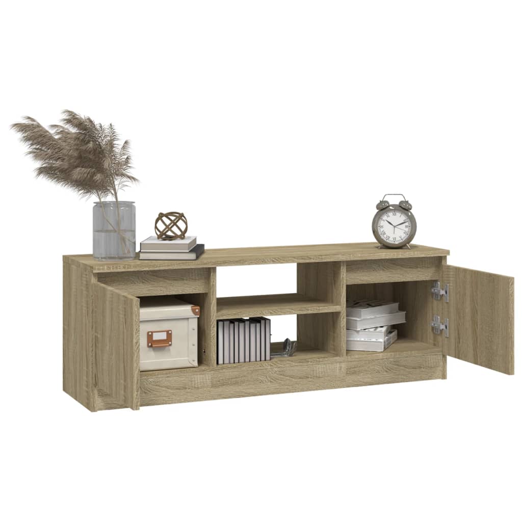 TV-taso ovella Sonoma tammi 102x30x36 cm - Sisustajankoti.fi