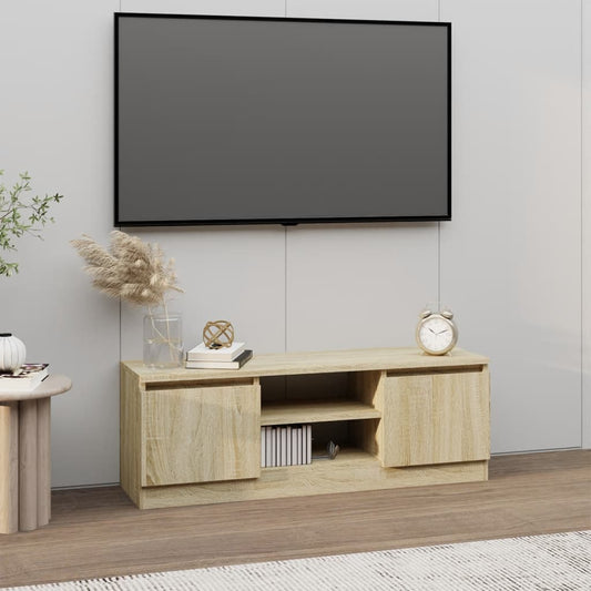 TV-taso ovella Sonoma tammi 102x30x36 cm - Sisustajankoti.fi