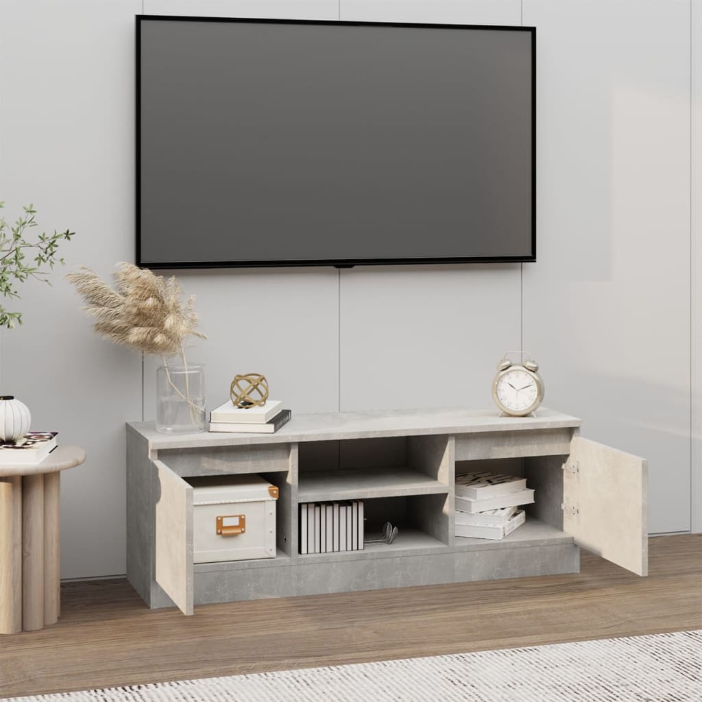 TV-taso ovella betoninharmaa 102x30x36 cm - Sisustajankoti.fi