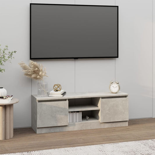 TV-taso ovella betoninharmaa 102x30x36 cm - Sisustajankoti.fi