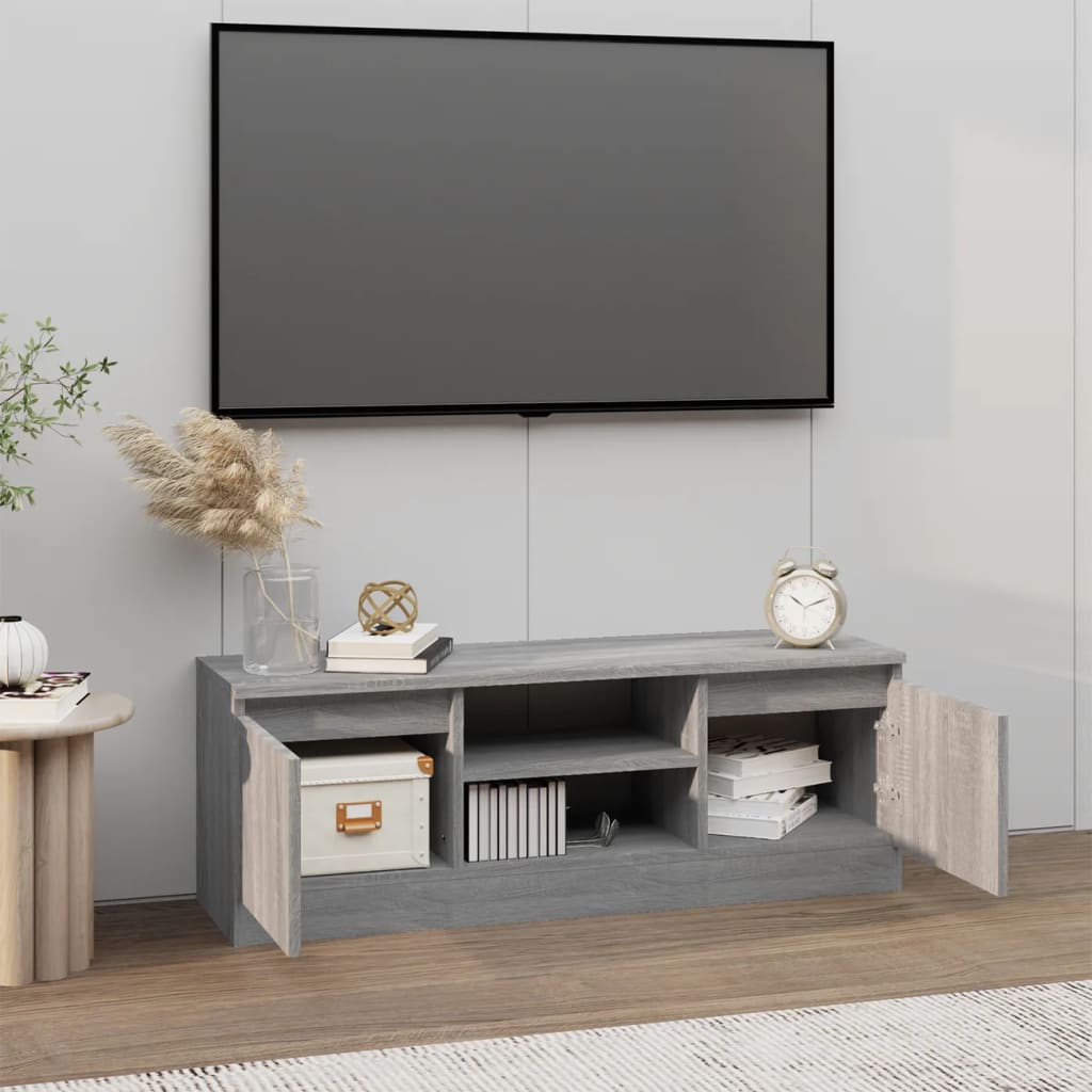 TV-taso ovella harmaa Sonoma 102x30x36 cm - Sisustajankoti.fi