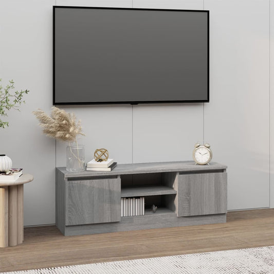 TV-taso ovella harmaa Sonoma 102x30x36 cm - Sisustajankoti.fi