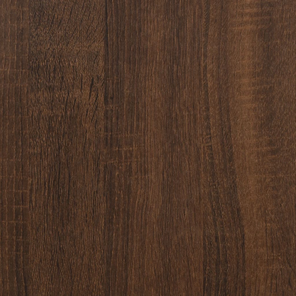 Vaatekaappi ruskea tammi 82,5x51,5x180 cm tekninen puu - Sisustajankoti.fi