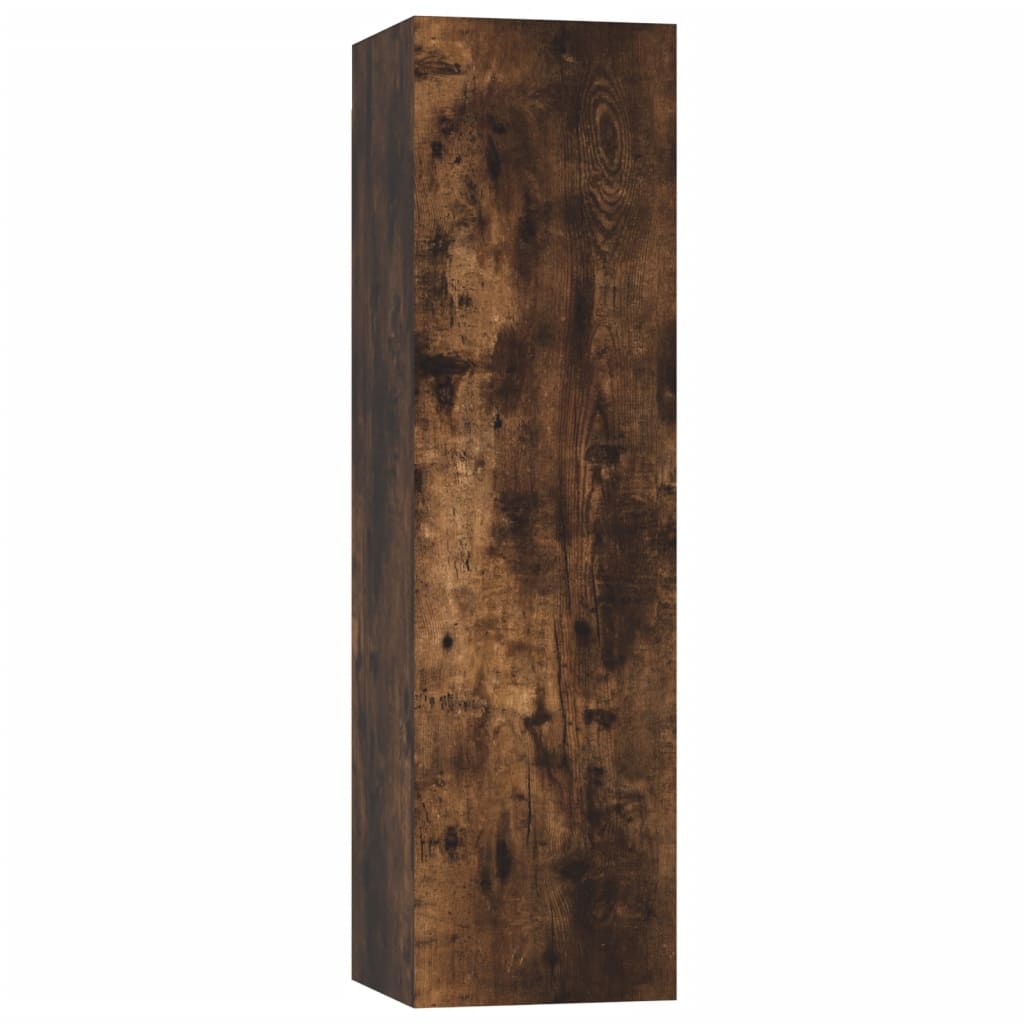 Seinäkiinnitettävä TV-taso savutammi 30,5x30x110 cm - Sisustajankoti.fi