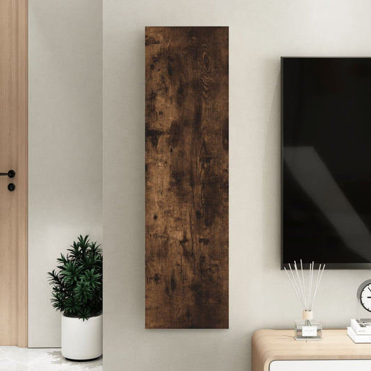 Seinäkiinnitettävä TV-taso savutammi 30,5x30x110 cm - Sisustajankoti.fi