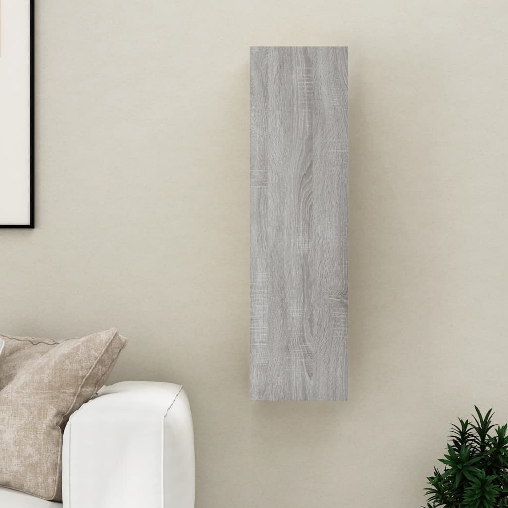 Seinäkiinnitettävä TV-taso harmaa Sonoma 30,5x30x110 cm - Sisustajankoti.fi