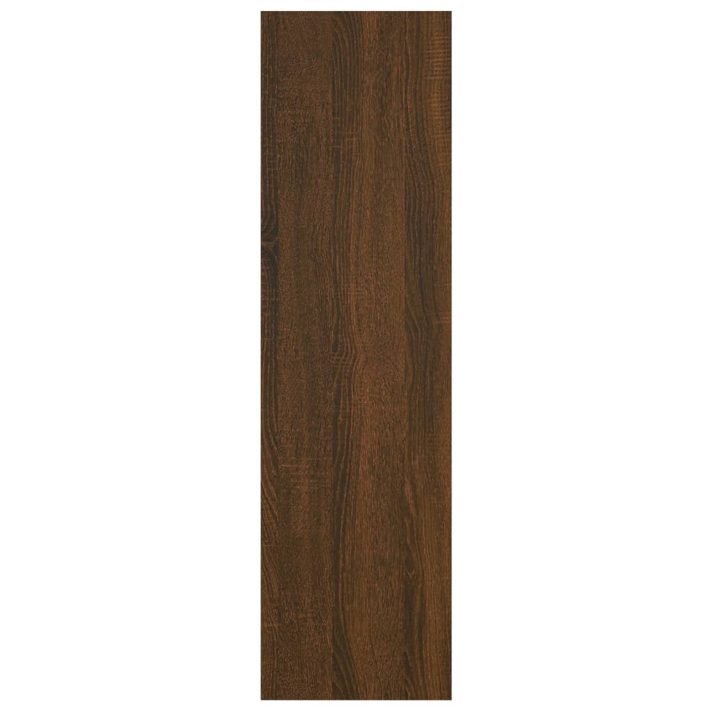 Seinäkiinnitettävät TV-tasot 2 kpl ruskea tammi 30,5x30x110 cm - Sisustajankoti.fi