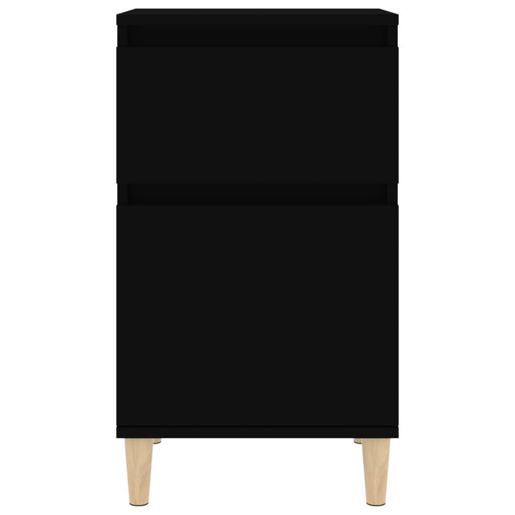 Yöpöydät 2 kpl musta 40x35x70 cm - Sisustajankoti.fi