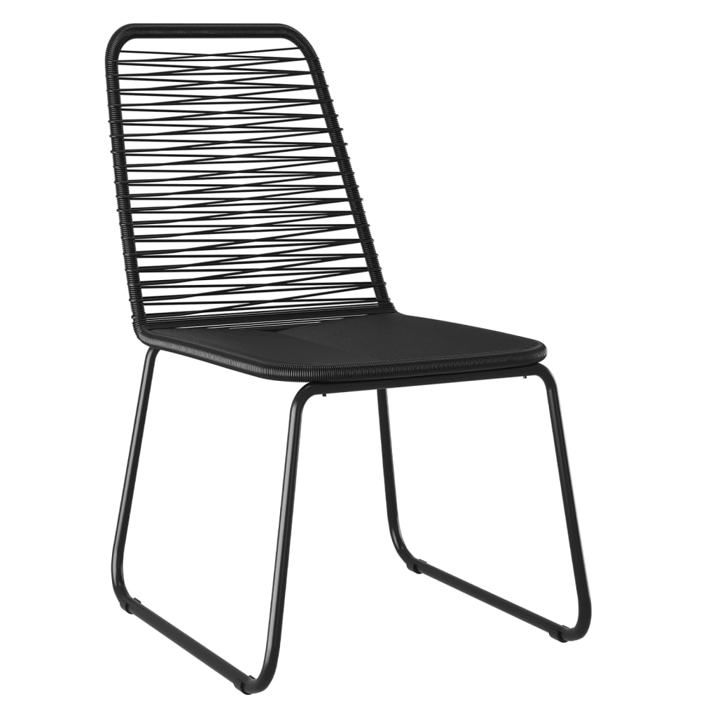 7-osainen Puutarharuokailuryhmä musta - Sisustajankoti.fi