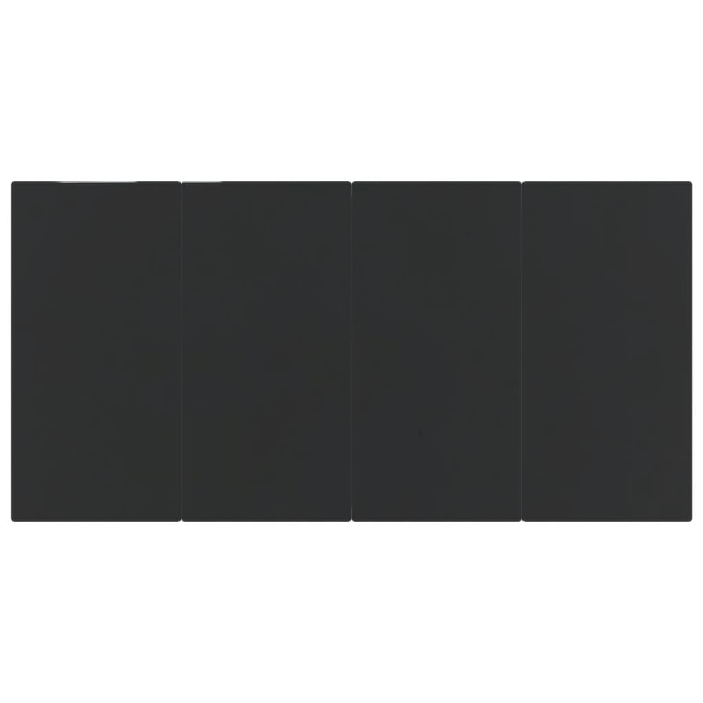 7-osainen Puutarharuokailuryhmä musta - Sisustajankoti.fi