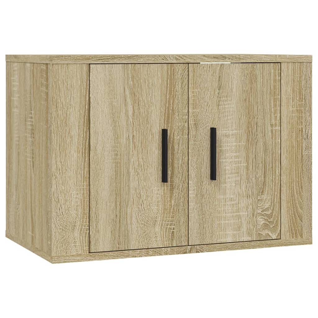 Seinäkiinnitettävät TV-kaapit 2 kpl Sonoma-tammi 57x34,5x40 cm - Sisustajankoti.fi