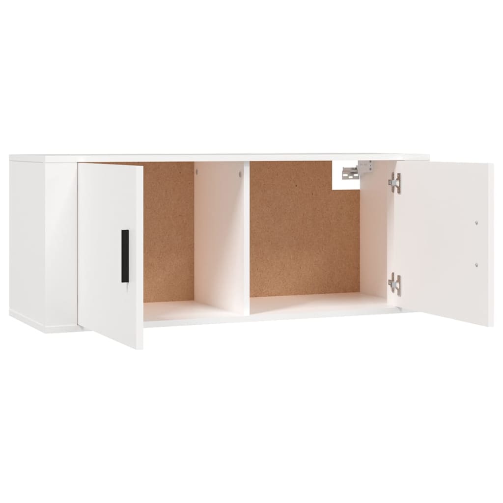 Seinäkiinnitettävät TV-kaapit 3 kpl valkoinen 100x34,5x40 cm - Sisustajankoti.fi