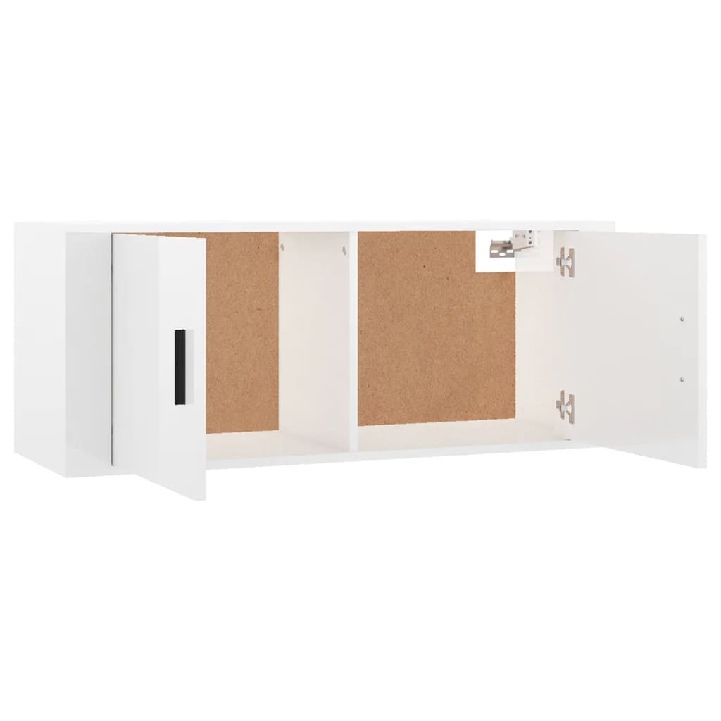 Seinäkiinnitettävät TV-kaapit 3 kpl korkeakiilto 100x34,5x40 cm - Sisustajankoti.fi